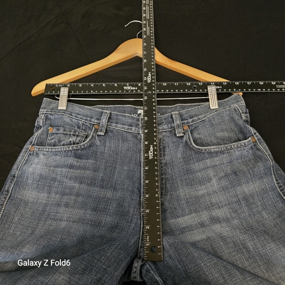 7 For All Mankind Men’s Relaxed Fit Jeans 32x32 Button Fly A Pocket T531061U USA - Picture 6 of 9